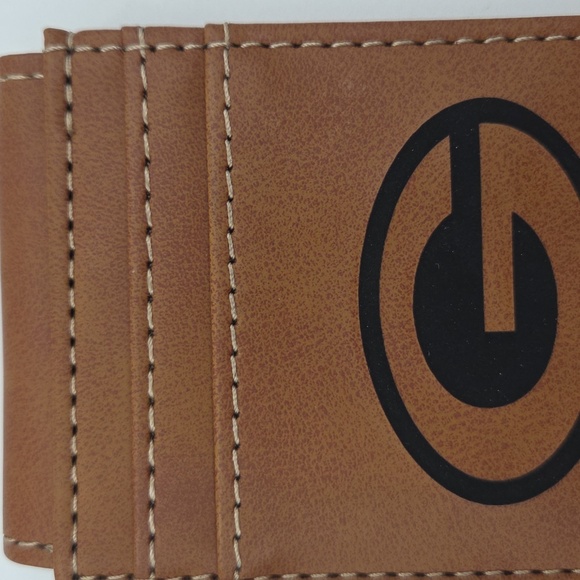 Green Bay Packers Brown Leather Card Holder - Picture 12 of 16